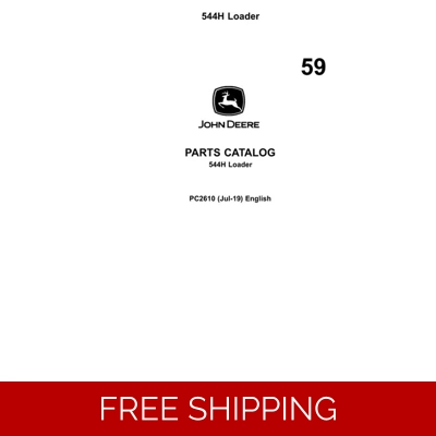 59 JOHN DEERE 544H LOADER PARTS MANUAL 943 59 JOHN DEERE 544H LOADER PARTS MANUAL 943